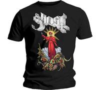 Ghost - T-Shirt # L Black Unisex # Plague Bringer [Import]