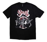 Ghost T-shirt Road to Rome L Noir Unisexe Import