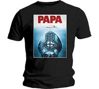 Ghost - T-Shirt # Xxl Black Unisex # Papa Jaws