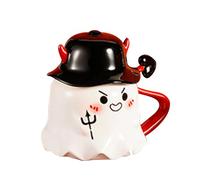 Ghost Tasse à café en céramique | Tasse en céramique Halloween Fantôme - Décoration de table festive pour la famille Bureau École Amis à la maison
