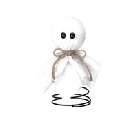 Ghost Tree Toper - Ensemble d'ornement gothique - Décoration d'arbre d'Halloween, fantôme à suspendre - Fantôme en tissu rustique - Décoration pour jardin, cour, patio