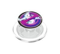Ghostbusters 1980s Synthwave VHS Scanline Vaporwave No-Ghost PopSockets PopGrip pour MagSafe