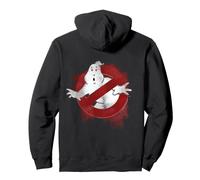 Ghostbusters 84 Film Faded Cracked Halftone No-Ghost Grunge Sweat à Capuche