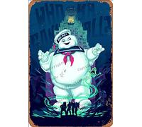 Ghostbusters Art Vintage étain Signe Fer Peinture Plaque Décoration Murale Métal Signe Café Bière Pub Et Homme des Cavernes Rétro Art Affiche 8 * 12 Pouces