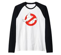 Ghostbusters Classic 1984 80s Movie No-Ghost Crest Icône Manche Raglan