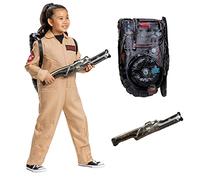Ghostbusters Costume for Kids, Official Ghostbusters Classic Jumpsuit with Proton Pack Accessory, Child Size Small (4-6)