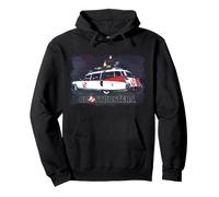 Ghostbusters Ecto 1 Car 1984 Titre du Film Texte Vieilli Sweat à Capuche