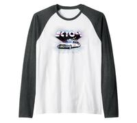 Ghostbusters Ecto 1 Voiture de cinéma des années 80 Synthwave Grille chromée Manche Raglan
