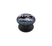 Ghostbusters Ecto 1 Voiture de cinéma des années 80 Synthwave Grille chromée PopSockets PopGrip Adhésif