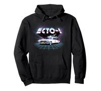Ghostbusters Ecto 1 Voiture de cinéma des années 80 Synthwave Grille chromée Sweat à Capuche