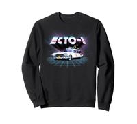 Ghostbusters Ecto 1 Voiture de cinéma des années 80 Synthwave Grille chromée Sweatshirt