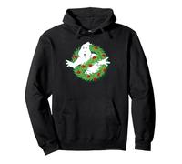 Ghostbusters Fantôme de Noël Sweat à Capuche, Unisexe pour Adultes, Noir, M