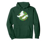 Ghostbusters Fantôme de Noël Sweat à Capuche, Unisexe pour Adultes, Vert Forêt, XXL