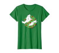 Ghostbusters Fantôme de Noël T-Shirt, Femme, Vert Kelly, 3XL