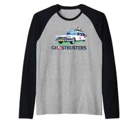 Ghostbusters Logo Ecto 1 New York Fun, Film Classique des années 1980 1984 Manche Raglan