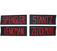 Ghostbusters Name Tag Embroidered (Set Of 4) Patch Badge Iron on Applique