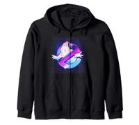 Ghostbusters Neo Logo des années 80 Synthwave Cool Zuul Vintage Movie Sweat à Capuche
