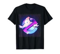 Ghostbusters Neo Logo des années 80 Synthwave Cool Zuul Vintage Movie T-Shirt