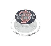 Ghostbusters Old School Ghoul Typographique Demi-Teinte No-Ghost PopSockets PopGrip pour MagSafe