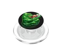 Ghostbusters Slimer Green Ghost Eating Steak 1984 Film Art PopSockets PopGrip pour MagSafe