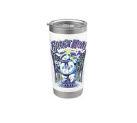 Ghostbusters Stay Puft Marshmallow 16 bits Pixel Arcade Art Gobelet isotherme en acier inoxydable double paroi