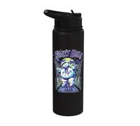 Ghostbusters Stay Puft Marshmallow 16 bits Pixel Arcade Art Stainless Steel Insulated Water Bottle