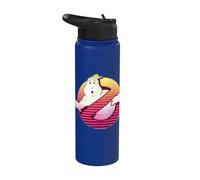Ghostbusters Synthwave Outrun Sunset Vintage No-Ghost Années 80 Stainless Steel Insulated Water Bottle