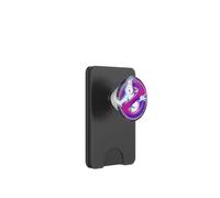 Ghostbusters Synthwave VHS Scanline No-Ghost Vaporwave Années 80 PopSockets PopWallet pour MagSafe