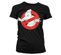 Ghostbusters - T-Shirt Distressed Logo - Girly Black (Xxl)