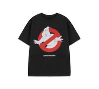 Ghostbusters T-Shirt pour garçons | T-Shirt Graphique Classique à Manches Courtes pour Enfants (Noir) | Logo Personnage emblématique de la série de Films Haut de vêtements