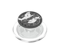 Ghostbusters Toile d'araignée d'halloween Monochrome Argent No-Ghost PopSockets PopGrip pour MagSafe