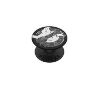 Ghostbusters Toile d'araignée d'halloween Monochrome sans fantôme Argenté PopSockets PopGrip Adhésif