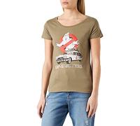 Ghostbusters WOGHOSDTS008 T-Shirt, Kaki, M Femme