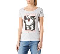 Ghostbusters WOGHOSDTS010 T-Shirt, Blanc Melange, XL Femme