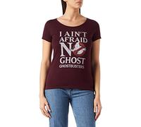 Ghostbusters WOGHOSDTS016 T-Shirt, Bordeaux, M Femme
