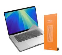 GhostCover FlexType Protection de Clavier de qualité supérieure pour Une Saisie Haute Performance, Compatible avec MacBook Air 13/15 M4/M3/M2/M1 MacBook Pro 14/16, MacBook Air 13/15 (Gris)