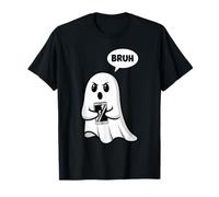 Ghosted Bruh Funny Sad Ghost Broken Phone Valentine Humour T-Shirt