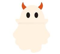 Ghostees Blind Box Figurine de collection 3D « Lie Down » Edition mystérieuse Halloween Ghostees Compagnon téléphonique Figurine surprise pour enfants et adultes