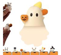 Ghostees Mystery Phone Buddy, Stick-on Halloween Ghost & Pumpkin Phone Topper, Mini Phone Figure Surprise Toy, Peel-and-Stick Design Figurine, Fun Desk Accessory, for All Phones (C)