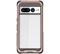 Ghostek Coque Pixel 7 Pro Atomic Slim - Construction Bi-Couche, Cadre en Aluminium, Anti-Rayures, Étanche, Antichoc, Charge sans Fil, Norme Militaire, Résistance aux Chutes de 3,6 m, Rose