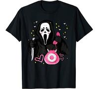 Ghostface Calling Halloween Funny, Scream You Hang Up Tee T-Shirt (Medium)