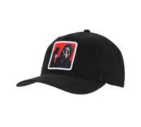 Ghostface Red Square Black Snapback Chapeau, noir, taille unique