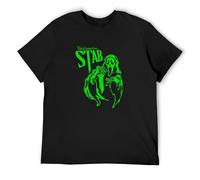 Ghostface Stab Slasher Thriller Horror Scary Woodsboro High School Mens T-Shirt Black Unisex Tee L