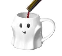 Ghostface Tasse à café - Tasse à café en céramique Ghost - 6 cm - Tasse à café en céramique Ghostface | Tasse pour thé, lait, pour amis, famille, collègues pour la maison, le bureau, l'école, le