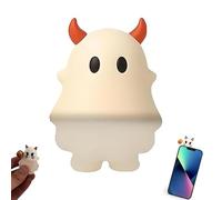 Ghosthees Mystery Phone Buddy, Stick-on Halloween Ghost & Pumpkin Phone Topper, Mini Phones Figure S Surprise Toy, Peel-and-Stick Design Figurine, Fun Desk Accessoire (#B)