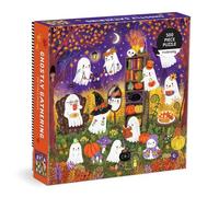 Ghostly Gathering 500 Piece Family Puzzle Jigsaw Book By Mudpuppy