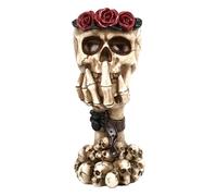 Ghostly Pot de fleurs - Vase tête de mort en forme de tête de mort, pot de fleurs décoratif | Ne pas écouter la décoration de table | Récipient antidérapant pour , ne pas lire, ne sait pas,