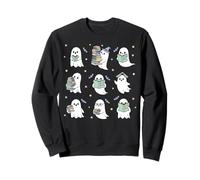 Ghosts Books Librarian Costume de bibliothécaire pour Halloween Sweatshirt