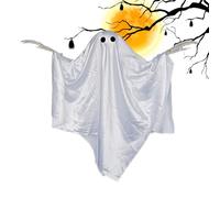 Ghosts Of Halloween - 31.5x21.65 Pouces Décorations Extérieures Effrayantes Pour L'atmosphère Effrayante, Accessoires Fantômes Suspendus Avec Design Réaliste, Décoration D'horreur Pour Les Vacances, I
