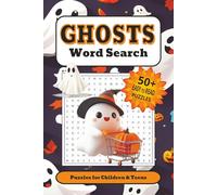 Ghosts Word Search Puzzle Book: Word Searches with Easy to Read Print about Ghosts, Ghouls, Spirits and more | 6x9 inches, 110 pages | 50+ Puzzles… Gift for Vacations, Holidays, and Free Times